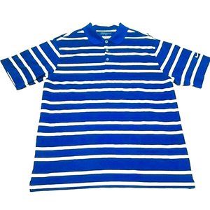 NIKEGOLF DRI-FIT Mens Polo Shirt Size Large Blue